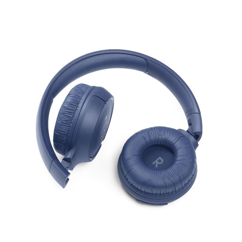 Casti audio bluetooth over-ear JBL Tune 510BT, albastru, incarcare USB Type-C