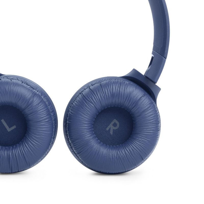 Casti audio bluetooth over-ear JBL Tune 510BT, albastru, incarcare USB Type-C