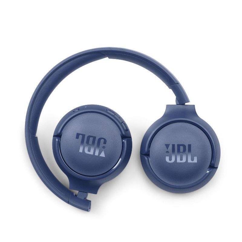 Casti audio bluetooth over-ear JBL Tune 510BT, albastru, incarcare USB Type-C