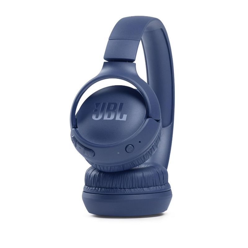 Casti audio bluetooth over-ear JBL Tune 510BT, albastru, incarcare USB Type-C