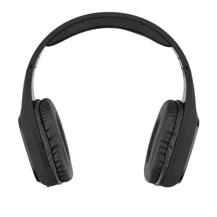 Casti audio bluetooth over-ear stereo Tellur Pulse, negru, microfon, incarcare Micro-USB