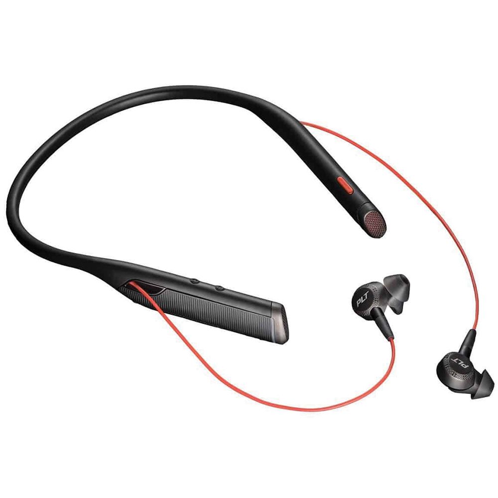 Casti audio sport in-ear, conexiune bluetooth, Plantronics Voyager 6200 UC, negru, microfon noise canceling