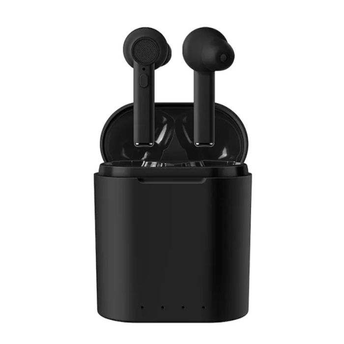 Casti audio bluetooth in-ear true-wireless OEM D020, negru, alimentare USB Type C