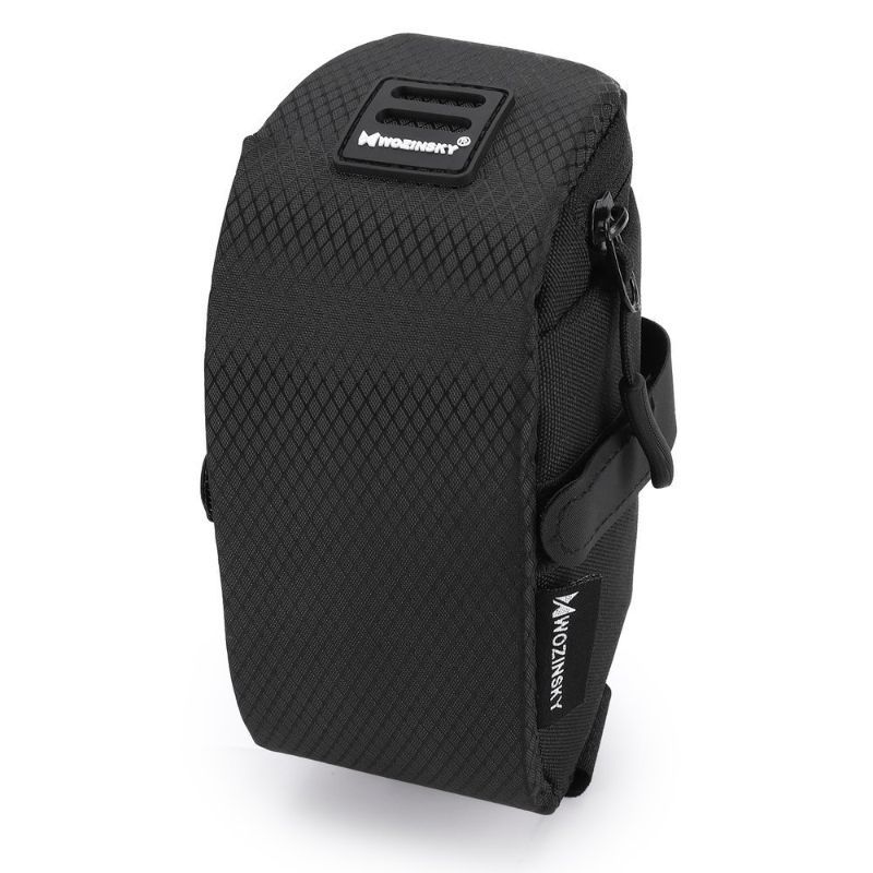 Geanta pentru bicicleta Wozinsky, impermeabila, negru, prindere sub sa, volum 0.6 litri
