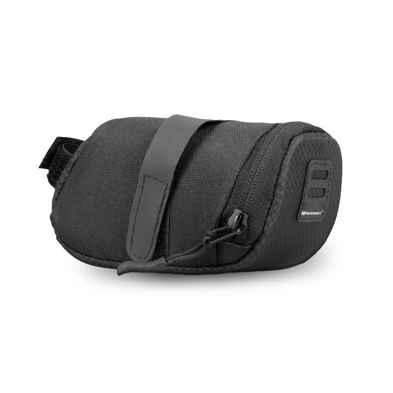 Geanta pentru bicicleta Wozinsky, impermeabila, negru, prindere sub sa, volum 0.6 litri