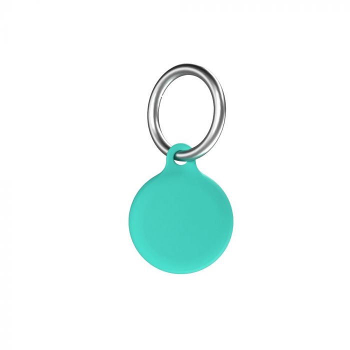 Husa cu breloc chei Apple AirTag Next One Secure, silicon, verde