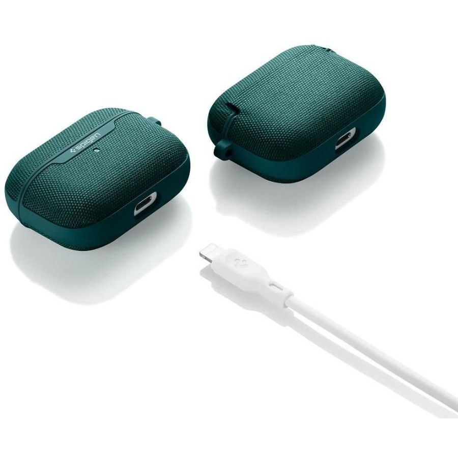 Husa cu breloc Spigen Urban Fit, pentru Apple AirPods Pro, verde