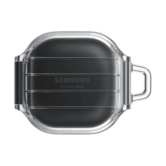 Husa cu breloc originala pentru Samsung Galaxy Buds Live si Buds Pro, rezistenta la apa, negru
