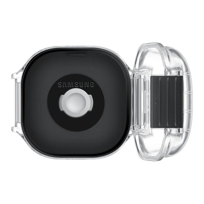 Husa cu breloc originala pentru Samsung Galaxy Buds Live si Buds Pro, rezistenta la apa, negru