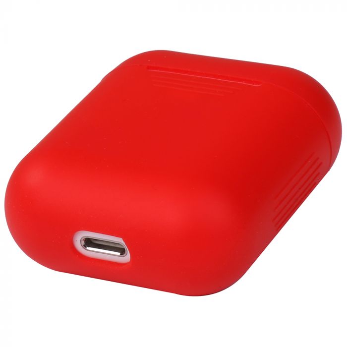 Husa de protectie Next One, pentru Apple Airpods Generation 1/2, silicon, rosu