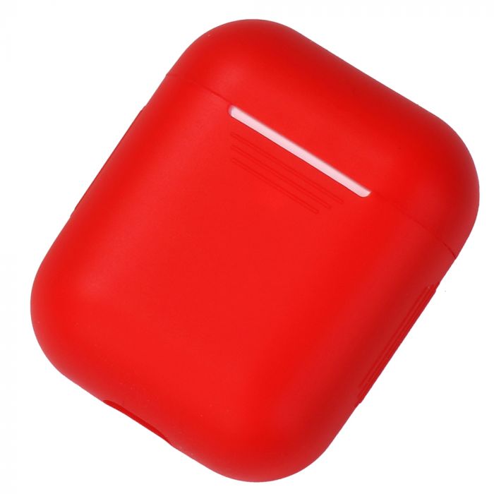 Husa de protectie Next One, pentru Apple Airpods Generation 1/2, silicon, rosu