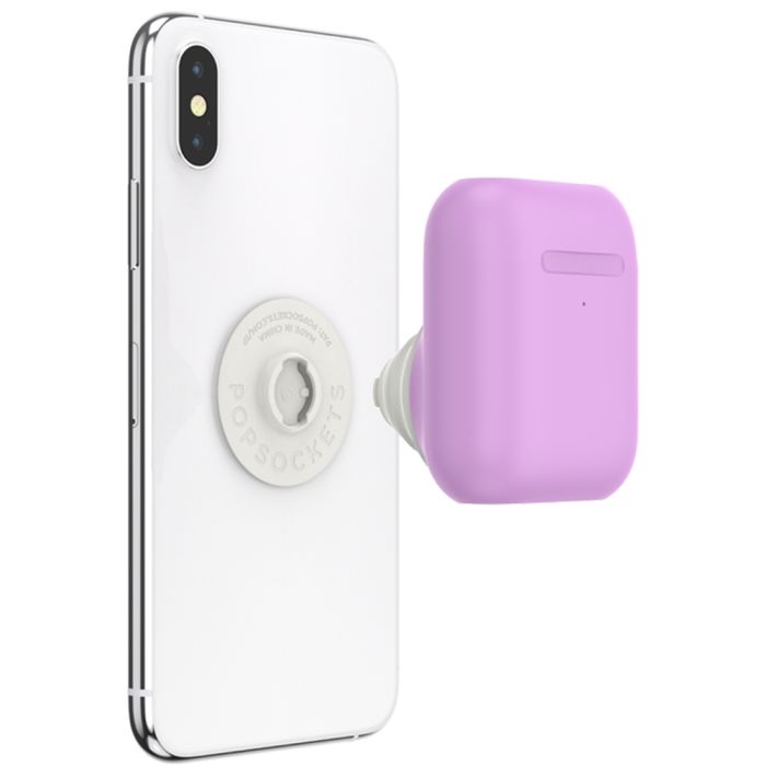 Suport telefon Popsockets PopGrip Stand AirPods Holder Iris, policarbonat, TPU si poliuretan, multicolor