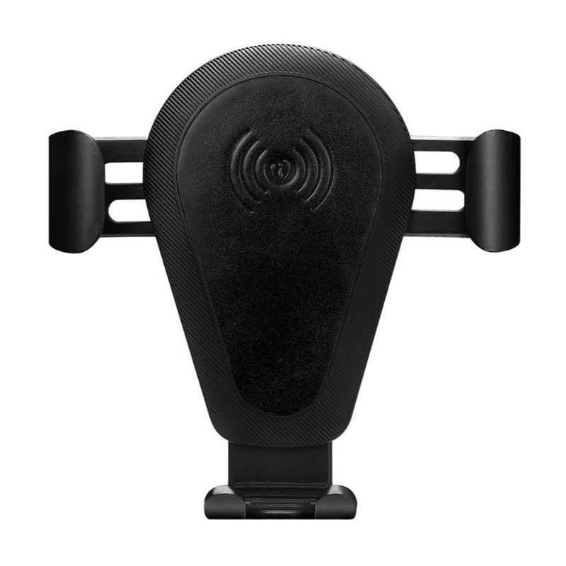Suport auto iCarer Gravity, cu incarcare wireless, 10 W, negru, prindere la ventilatie