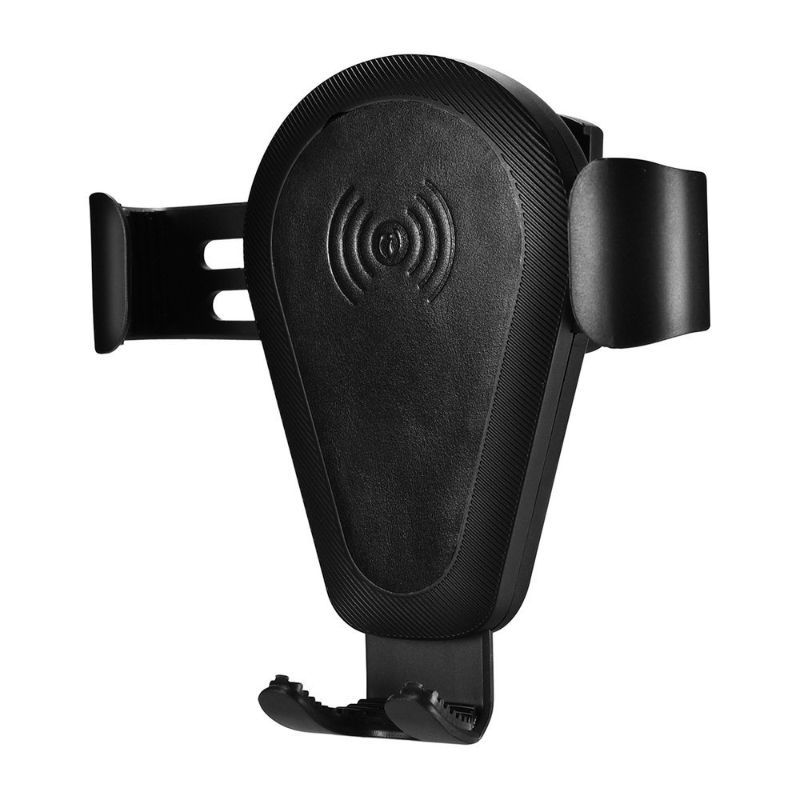 Suport auto iCarer Gravity, cu incarcare wireless, 10 W, negru, prindere la ventilatie