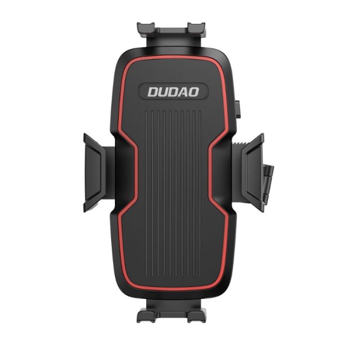 Suport telefon pentru bicicleta Dudao F7PRO, prindere de ghidon, rotatie 360 grade, suprafata antiaderenta, negru