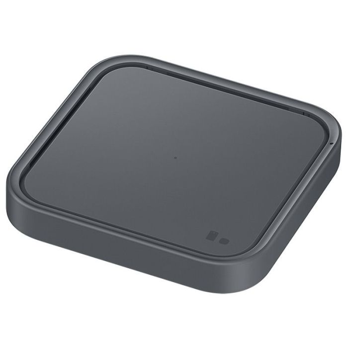 Incarcator wireless pentru telefon Samsung Pad, negru, cu incarcare rapida, incarcator priza si cablu inclus, 15 W