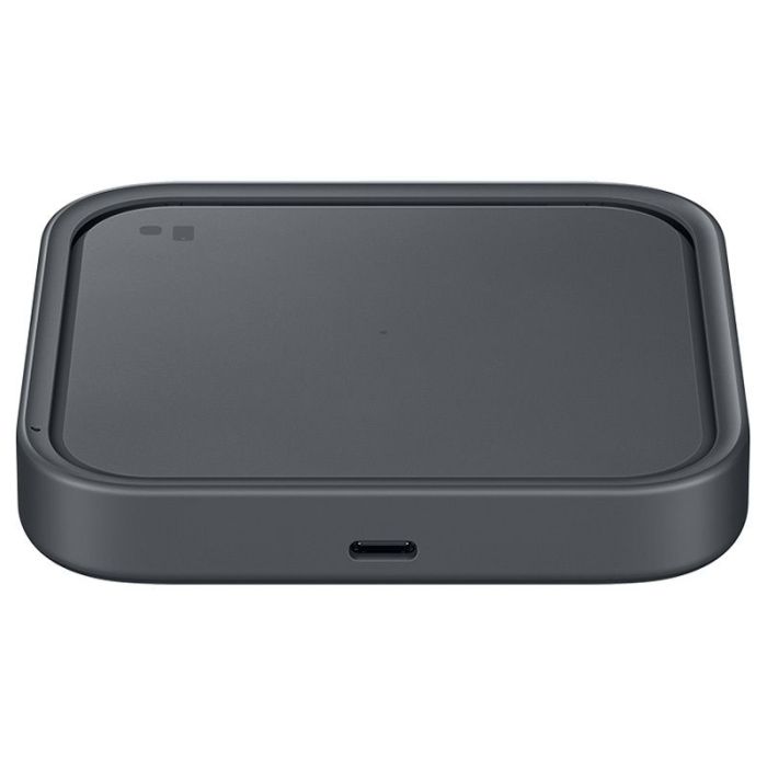 Incarcator wireless pentru telefon Samsung Pad, negru, cu incarcare rapida, incarcator priza si cablu inclus, 15 W