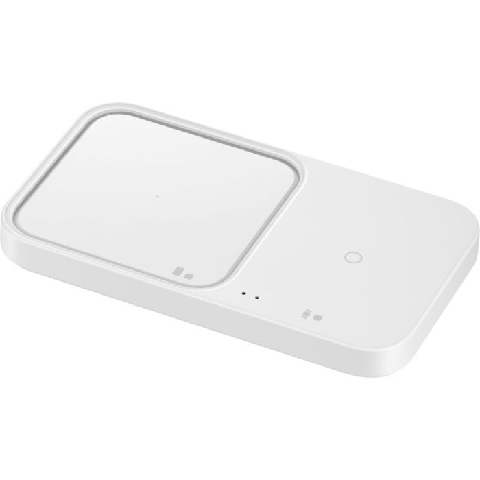 Incarcator wireless pentru telefon Samsung Duo Pad, alb, cu incarcare rapida, 15 W