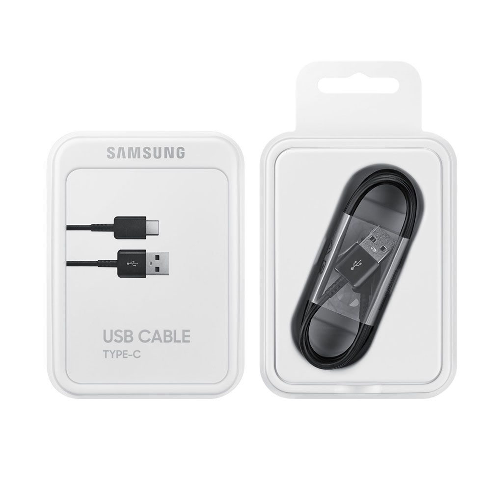 Cablu de date si incarcare USB Type-C Samsung Original, lungime 1.5 m, negru