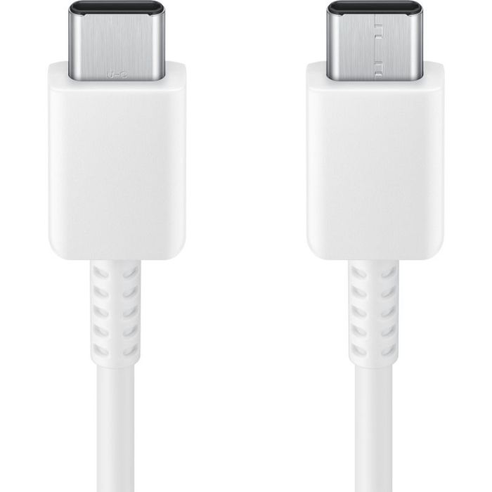 Cablu de date si incarcare USB Type-C la USB Type-C Samsung Original, lungime 1.8 m, 3A, alb