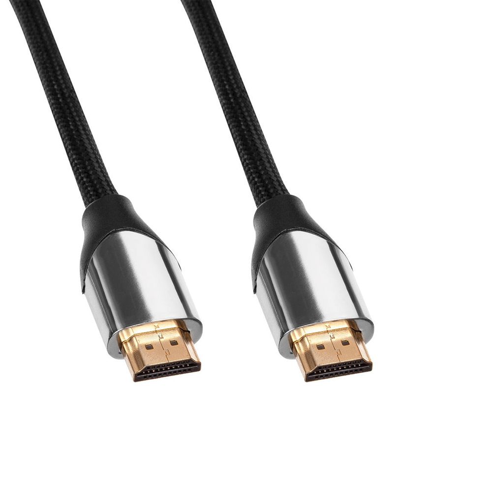 Cablu video 4K HDMI 2.0 la HDMI 2.0 HQcable GoldLine, lungine 3.2 m, conectori aurii, negru