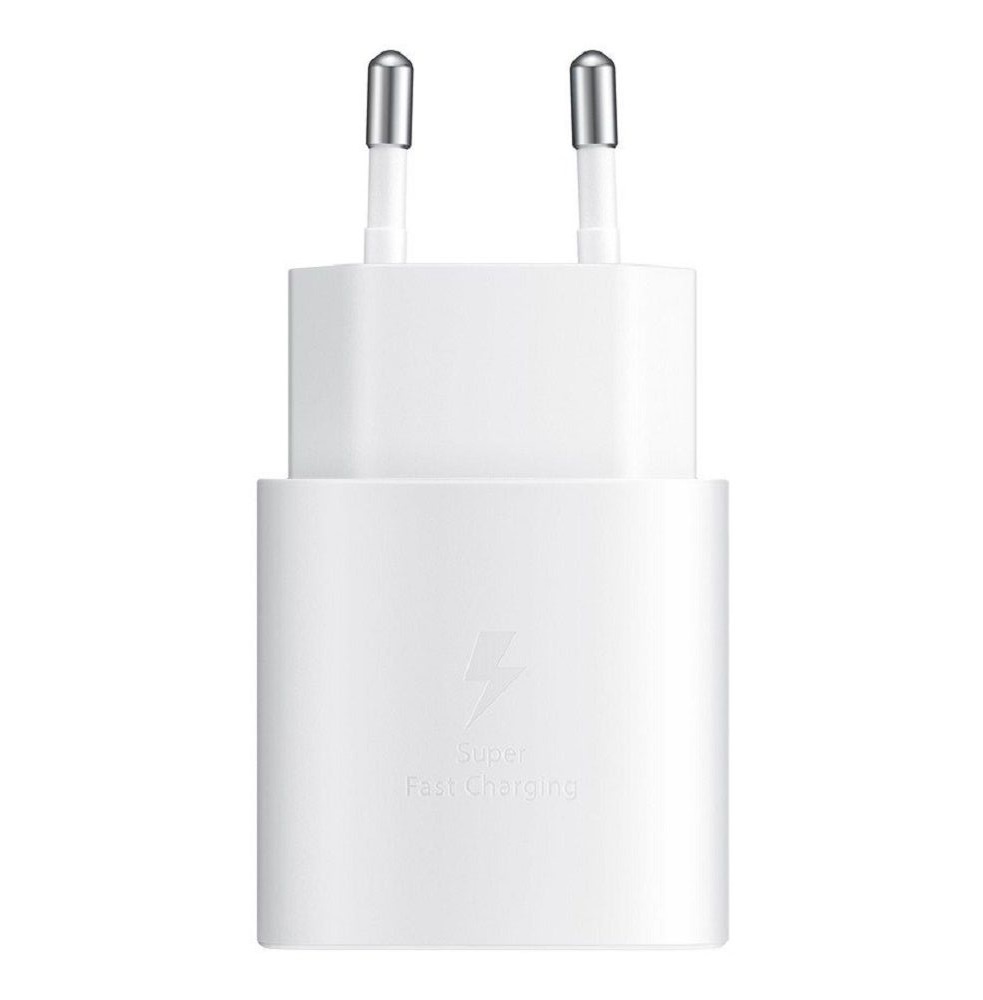 Incarcator retea pentru telefon USB Type-C la USB Type-C, Samsung Super Fast Charging, PD 3.0, 25W, alb