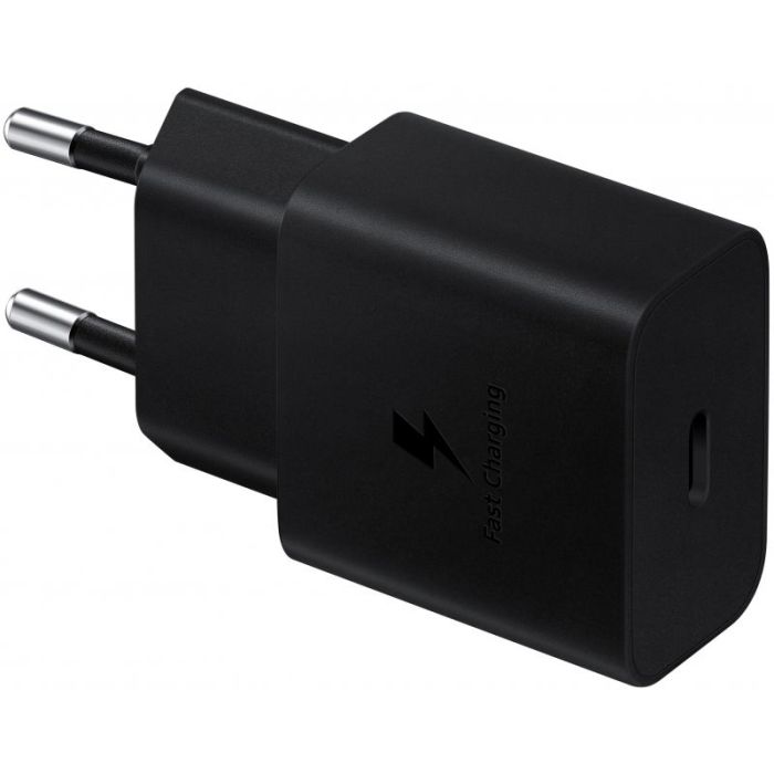 Incarcator retea pentru telefon USB Type-C, Samsung Original, 15W, fara cablu, negru