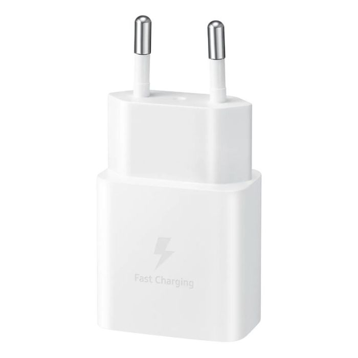 Incarcator retea pentru telefon USB Type-C, Samsung Original, 15W, fara cablu, alb