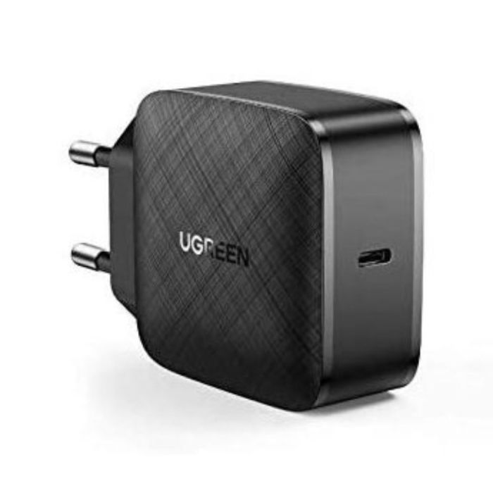 Incarcator retea pentru telefon Ugreen Quick Charger, GaN, 65W, 1 x USB Type-C, 5V/3A, negru