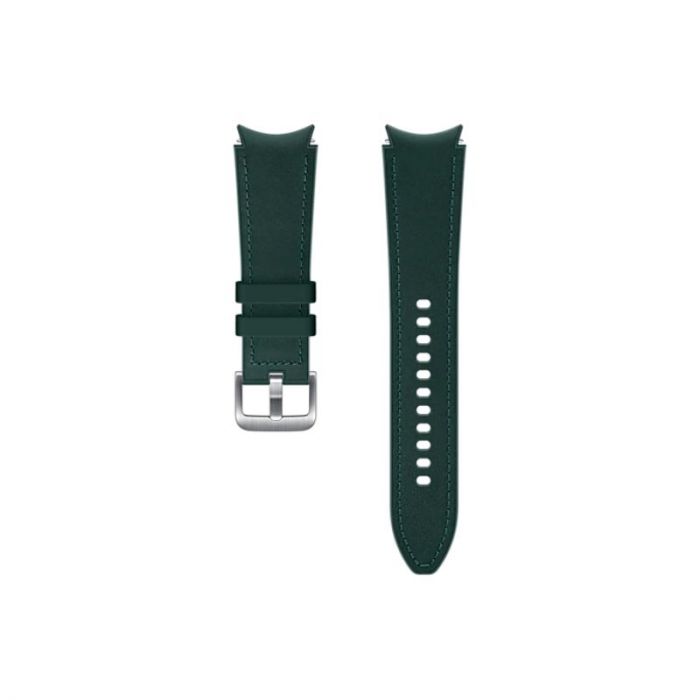 Curea originala Samsung Galaxy Watch 4 Classic 42mm, S/M, Samsung Hybrid Leather Band, piele, verde