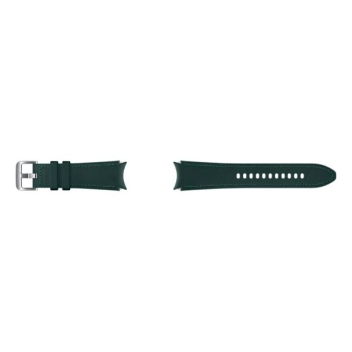 Curea originala Samsung Galaxy Watch 4 Classic 42mm, S/M, Samsung Hybrid Leather Band, piele, verde