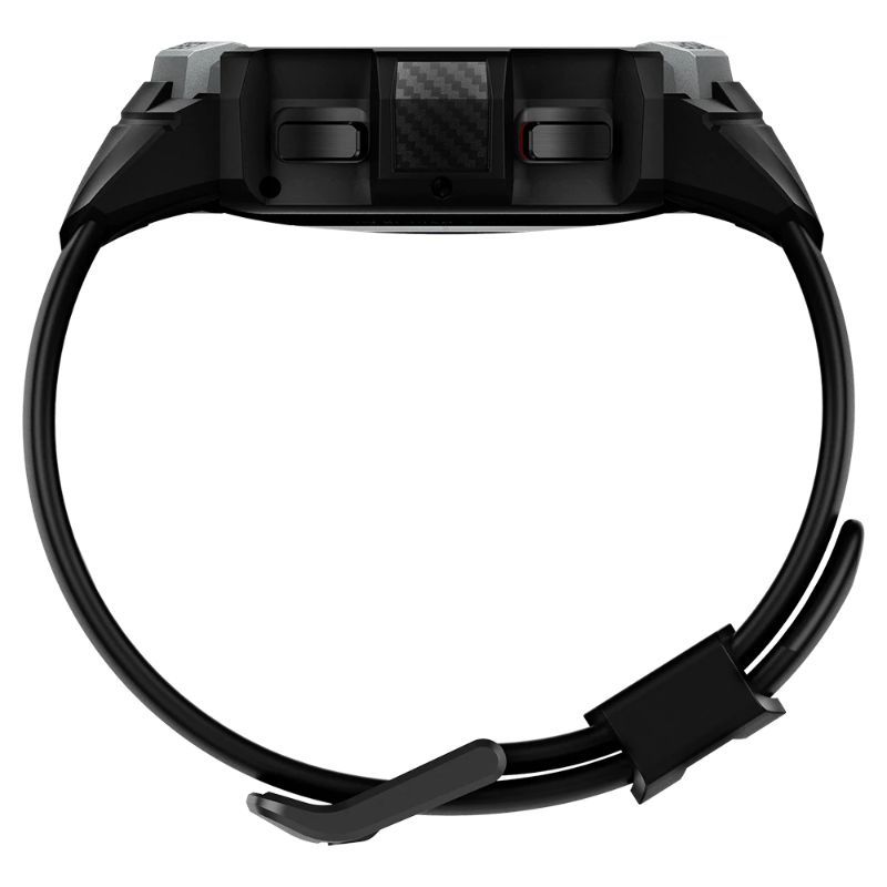 Curea smartwatch Samsung Galaxy Watch 4 Classic 42mm, Spigen Rugged Armor Pro, negru