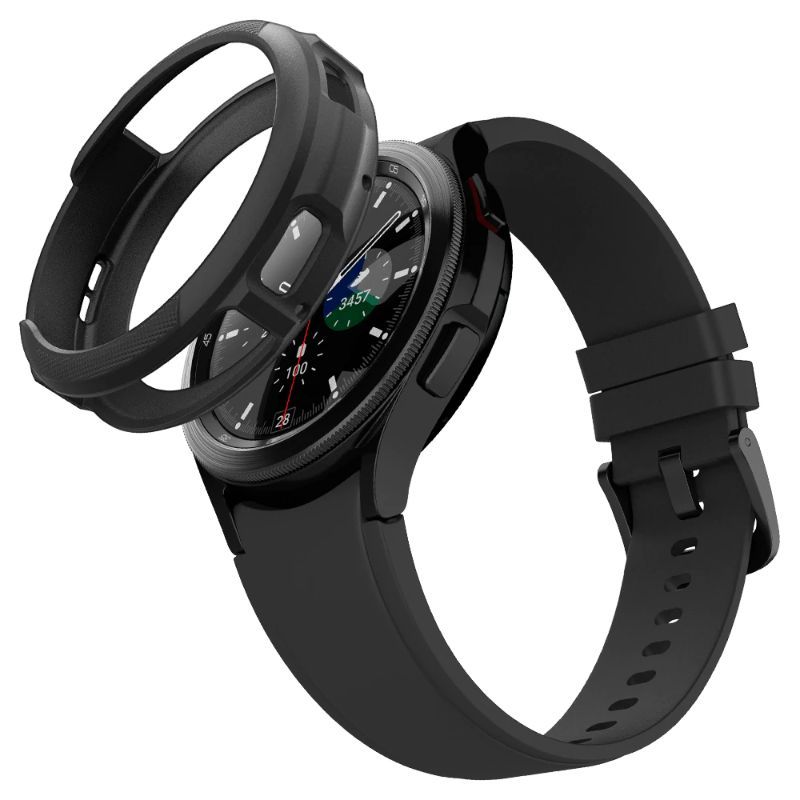 Curea smartwatch Samsung Galaxy Watch 4 Classic 42mm, Spigen Liquid Air, negru