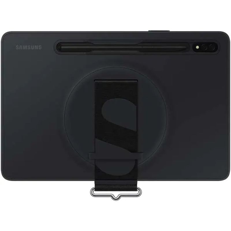 Husa pentru tableta Samsung Galaxy Tab S8 Strap Cover 11 inch, originala, negru