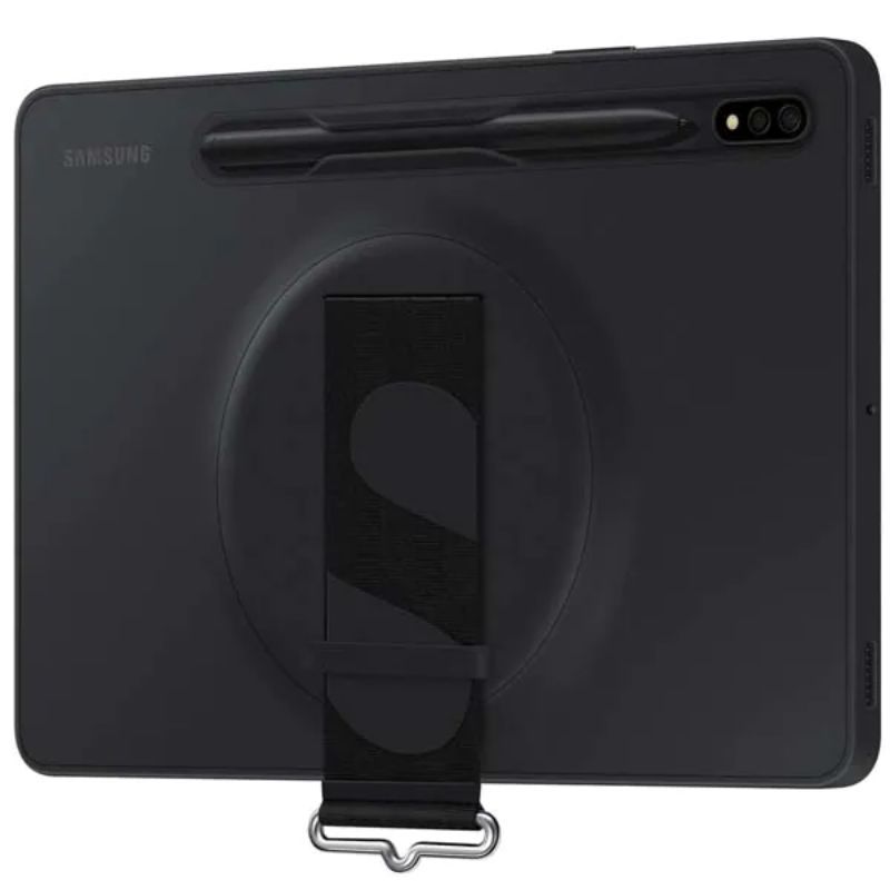 Husa pentru tableta Samsung Galaxy Tab S8 Strap Cover 11 inch, originala, negru