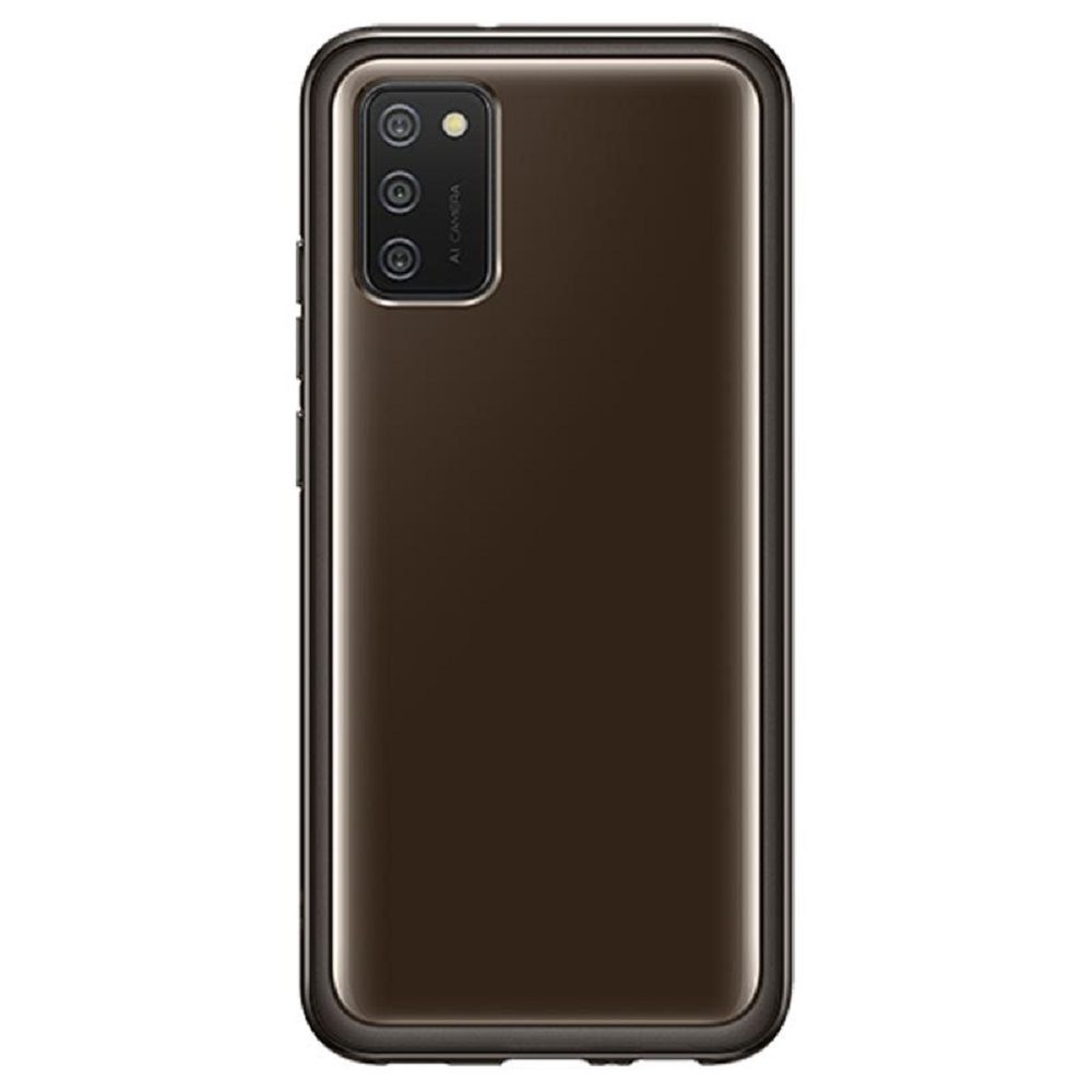 Husa telefon originala Samsung Soft Clear Cover, pentru Samsung Galaxy A02s, negru