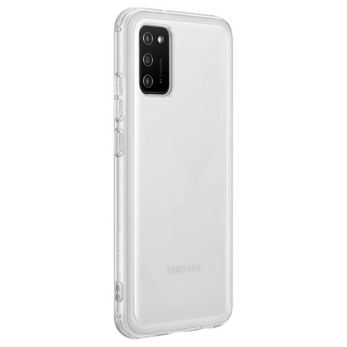 Husa telefon originala Samsung Soft Clear Cover, pentru Samsung Galaxy A02s, transparent