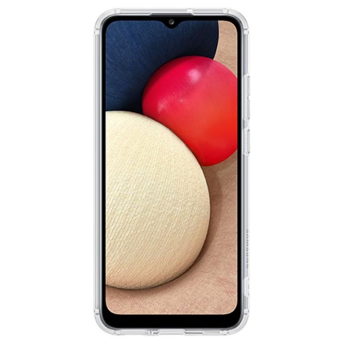 Husa telefon originala Samsung Soft Clear Cover, pentru Samsung Galaxy A02s, transparent
