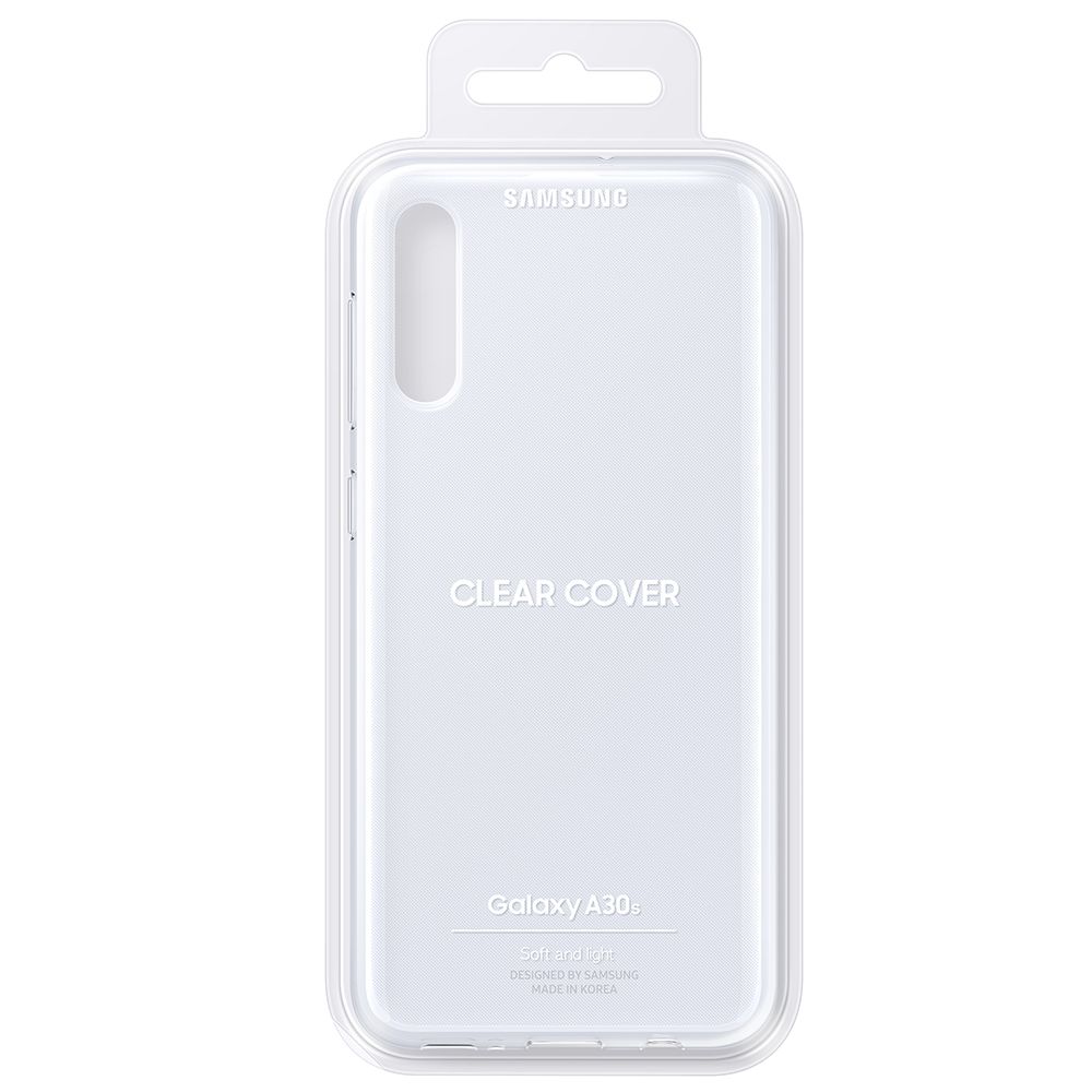 Husa telefon originala Samsung Clear Cover, pentru Samsung Galaxy A30s, transparent