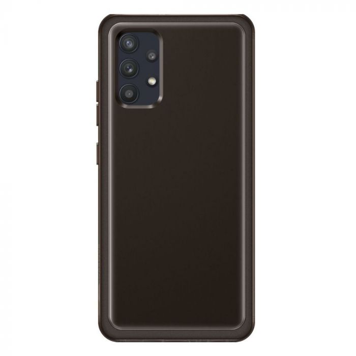 Husa telefon originala Samsung Soft Clear Cover, pentru Samsung Galaxy A32, negru