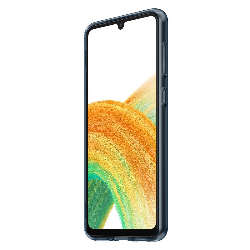 Husa telefon originala Samsung Slim Strap Cover, pentru Samsung Galaxy A33 5G, negru