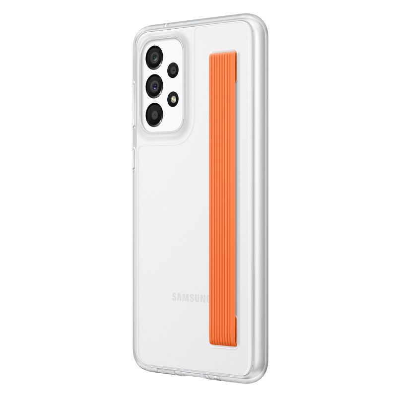 Husa telefon originala Samsung Slim Strap Cover, pentru Samsung Galaxy A33 5G, transparent