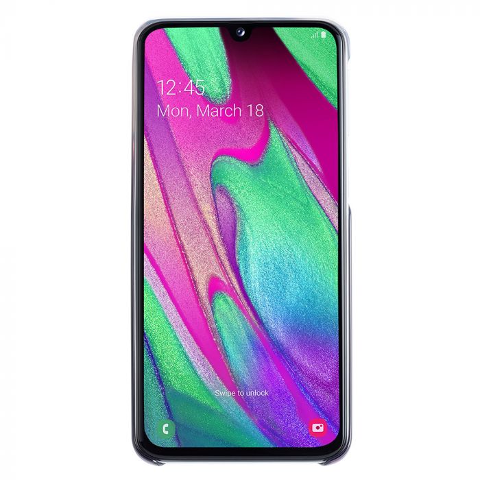 Husa telefon originala Samsung Gradation Cover, pentru Samsung Galaxy A40, negru