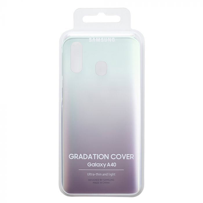 Husa telefon originala Samsung Gradation Cover, pentru Samsung Galaxy A40, negru