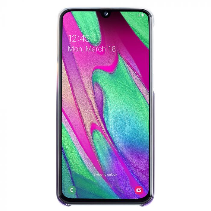 Husa telefon originala Samsung Gradation Cover, pentru Samsung Galaxy A40, violet