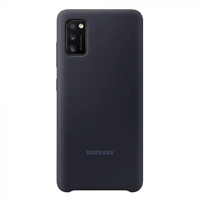 Husa telefon originala Samsung Silicone Cover, pentru Samsung Galaxy A41, negru