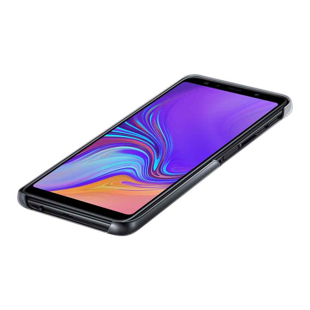 Husa telefon originala Samsung Gradation Cover, pentru Samsung Galaxy A7 2018, negru