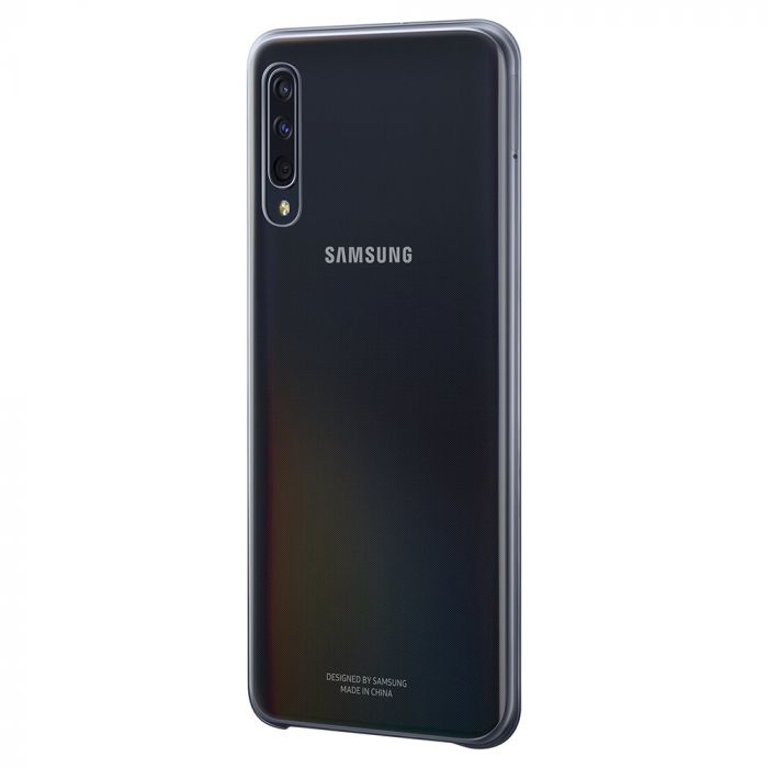 Husa telefon originala Samsung Gradation Cover, pentru Samsung Galaxy A70, negru