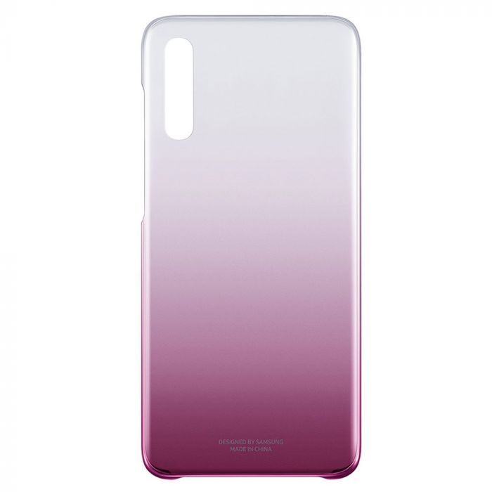 Husa telefon originala Samsung Gradation Cover, pentru Samsung Galaxy A70, roz