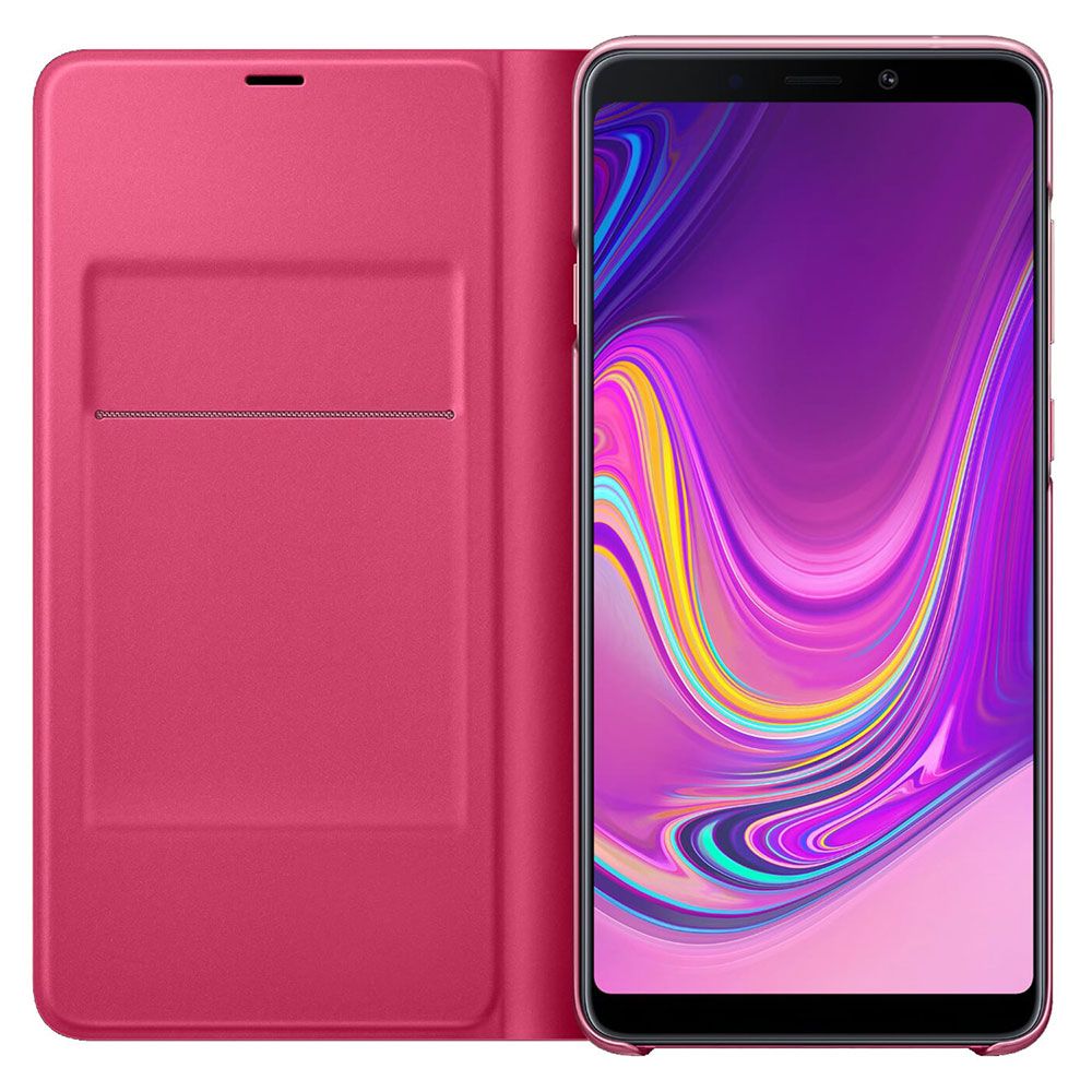 Husa telefon originala Samsung Book Wallet Cover, pentru Samsung Galaxy A9 2018, roz